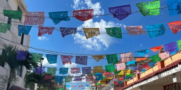 mexican flags