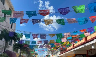 mexican flags