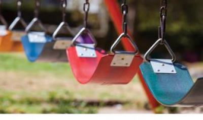 Colorful swings